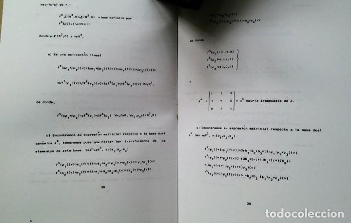 Libros de segunda mano: LIBRO DE EJERCICIOS DE ALGEBRA LINEAL - Foto 4
