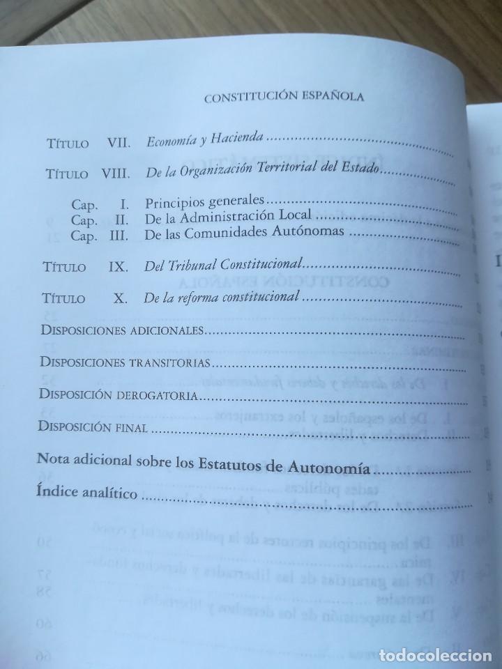 Libros de segunda mano: CONSTITUCION ESPA&Ntilde;OLA -TECNOS 2010 - - Foto 5