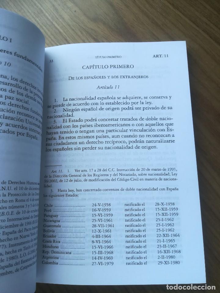 Libros de segunda mano: CONSTITUCION ESPA&Ntilde;OLA -TECNOS 2010 - - Foto 7