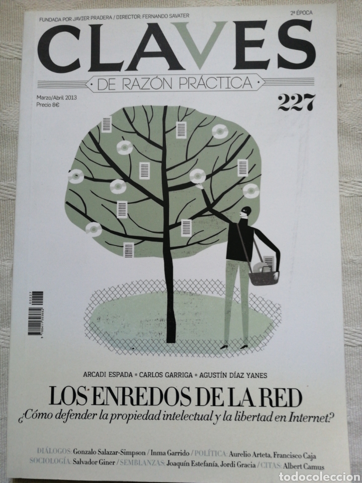 Libros de segunda mano: Claves de la razon practica 227 Los enredos de la red 2013 192 pp.especial sobre Pirateria y derech