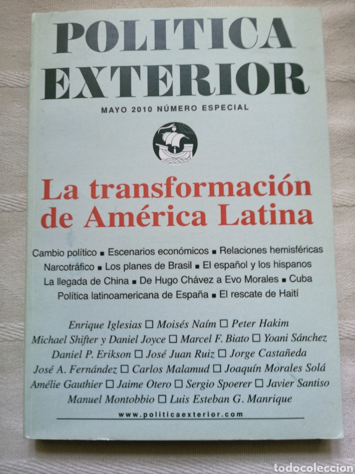 Libros de segunda mano: Politica exterior. La transformacion de America Latina. Numero Especial Madrid 2010 estudios de Po
