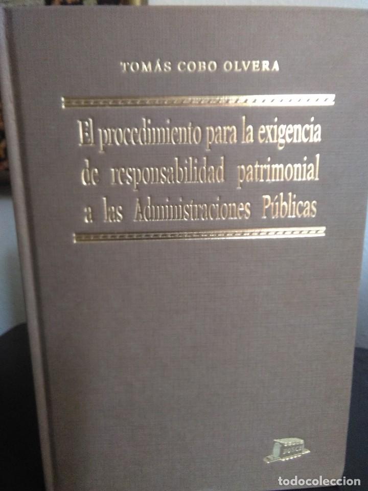 Second hand books: El procedimiento para la exigencia de responsabilidad patrimonial a las Administraciones P&uacute;blicas