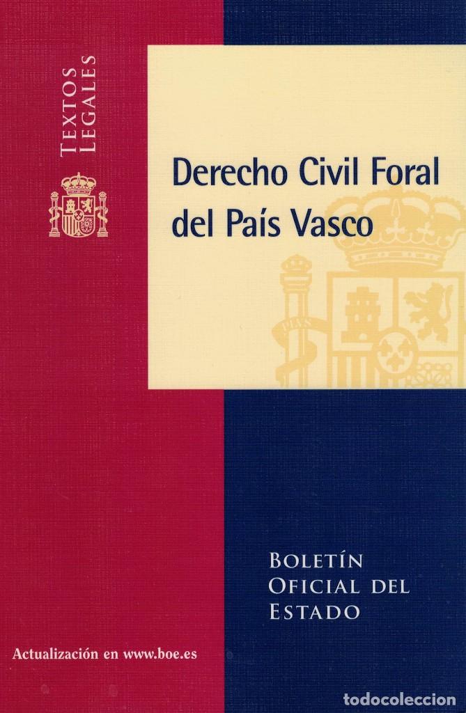 Libri di seconda mano: Derecho Civil Foral del Pa&iacute;s Vasco