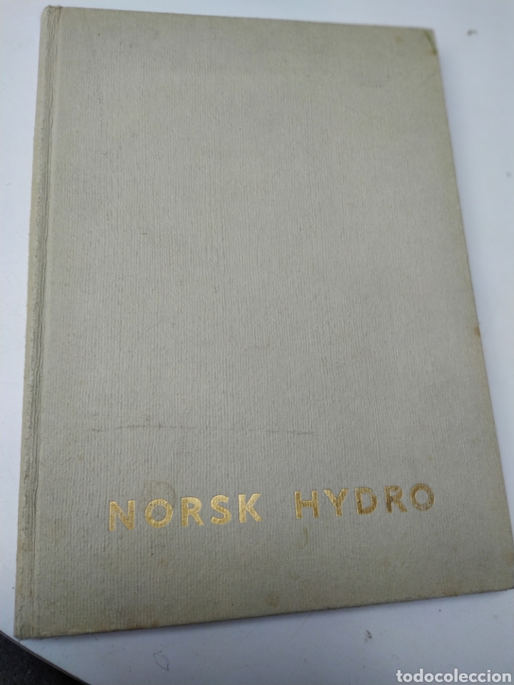 Libros de segunda mano: Norsk Hydro 1950 tapa dura tela editorial