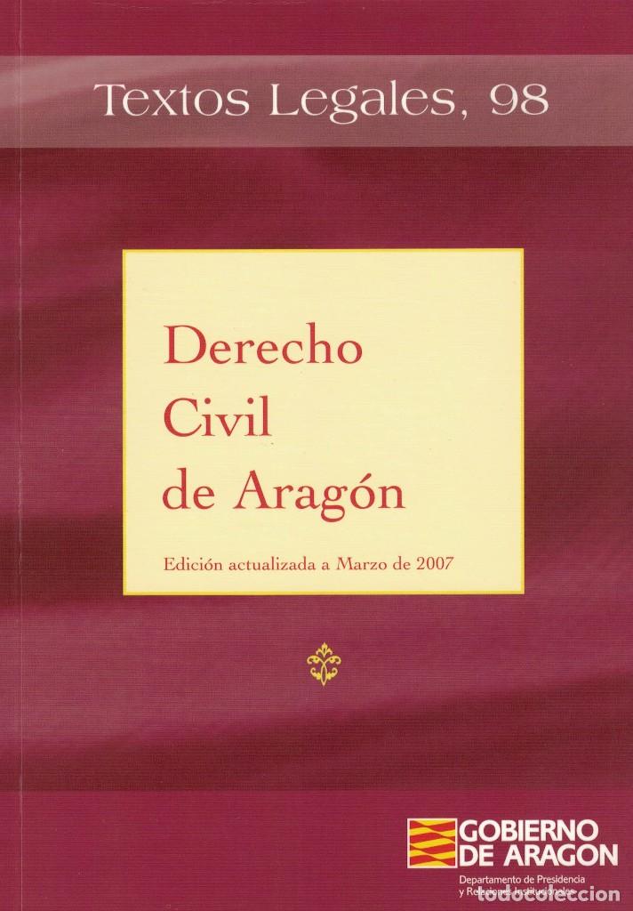Libri di seconda mano: Derecho Civil de Arag&oacute;n