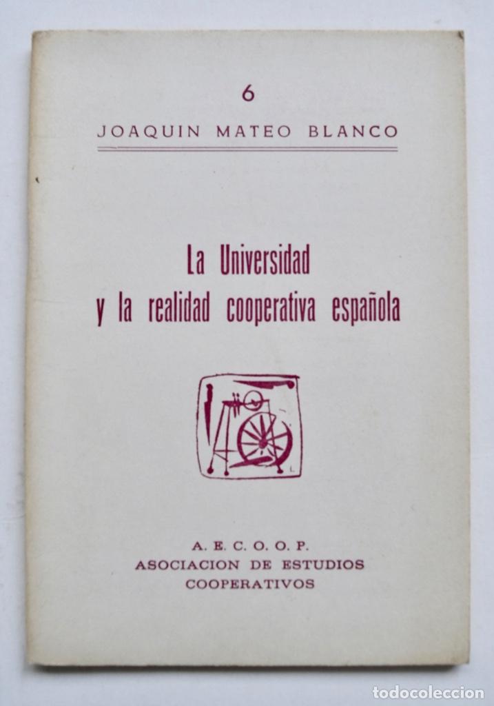 J Mateo Blanco La Universidad Y La Realidad C Comprar Libros De Derecho Economía Y Comercio 8588