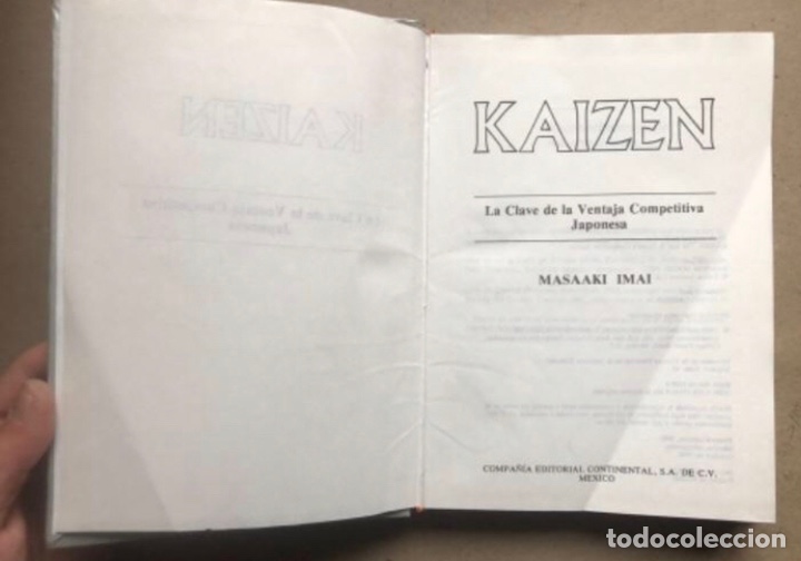 kaizen, la clave de la ventaja competitiva japo - Comprar Libros de