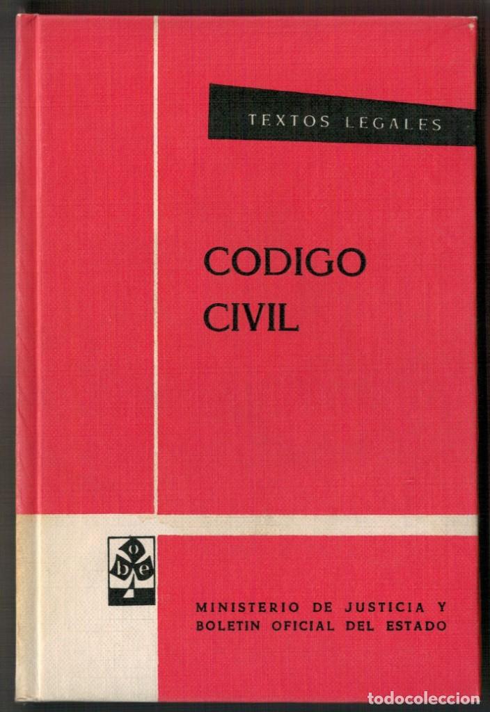 Libros de segunda mano: C&Oacute;DIGO CIVIL - TEXTOS LEGALES - 1970 - Foto 1