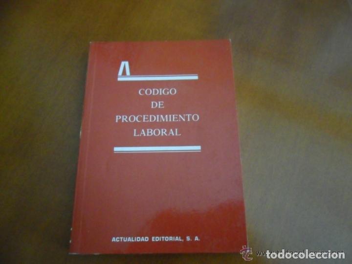 Libros de segunda mano: C&Oacute;DIGO DE PROCEDIMIENTO LABORAL 6&ordf; EDICI&Oacute;N 1994 - Foto 1