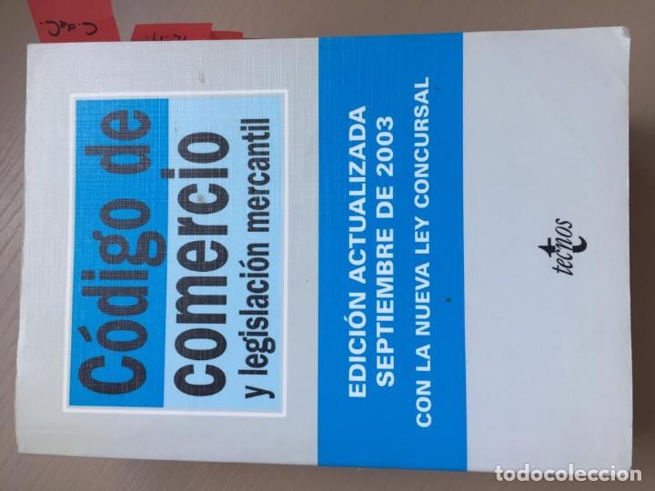 Libros de segunda mano: C&oacute;digo de comercio y legislaci&oacute;n mercantil - 2003 Ignacio Arroyo Mart&iacute;nez - Foto 1