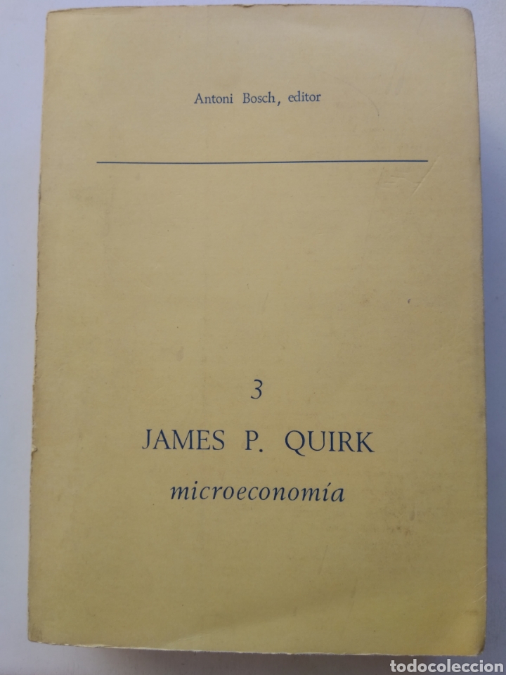 Libros de segunda mano: MICROECONOMIA/JAMES P. QUIRK - Foto 1
