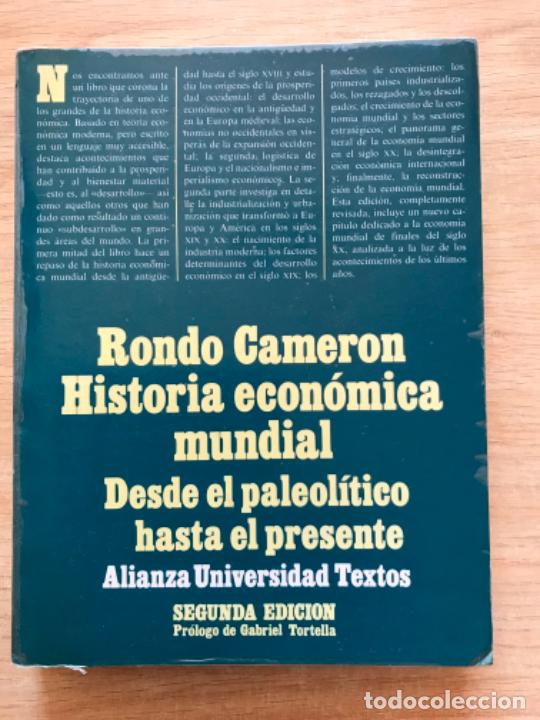 Libri di seconda mano: Historia econ&oacute;mica mundial desde el Paleol&iacute;tico hasta el presente. Rondo Cameron