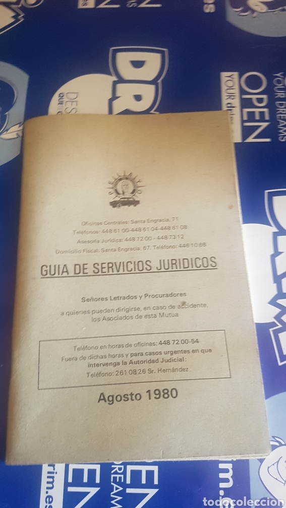 Gebrauchte B&uuml;cher: Gu&iacute;a de servicios jur&iacute;dicos agosto 1980