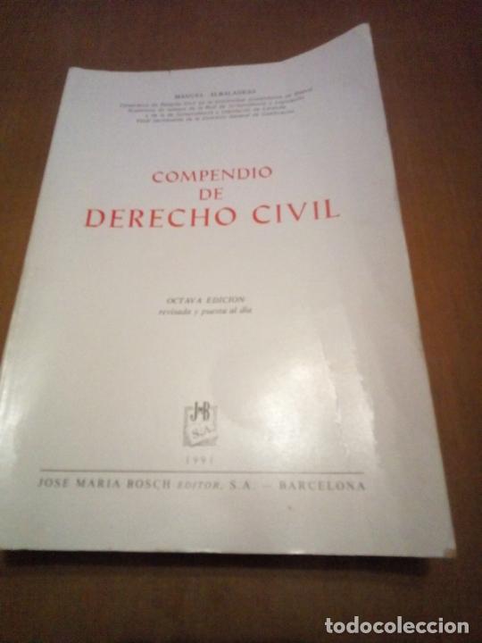 Libros de segunda mano: Compendio de derecho civil - Foto 1