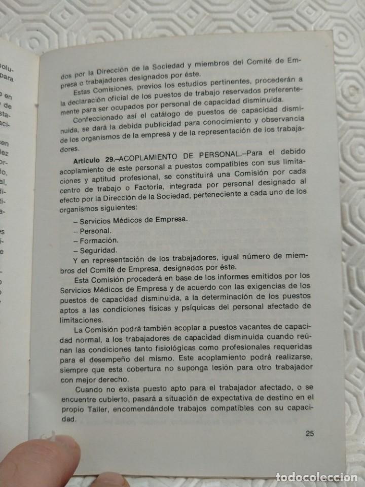 Libros de segunda mano: EMPRESA NACIONAL SIDERURGICA, S. A. CONVENIO COLECTIVO DE TRABAJO PARA LAS FACTORIAS Y DEPENDENCIAS - Foto 2 - 213881572