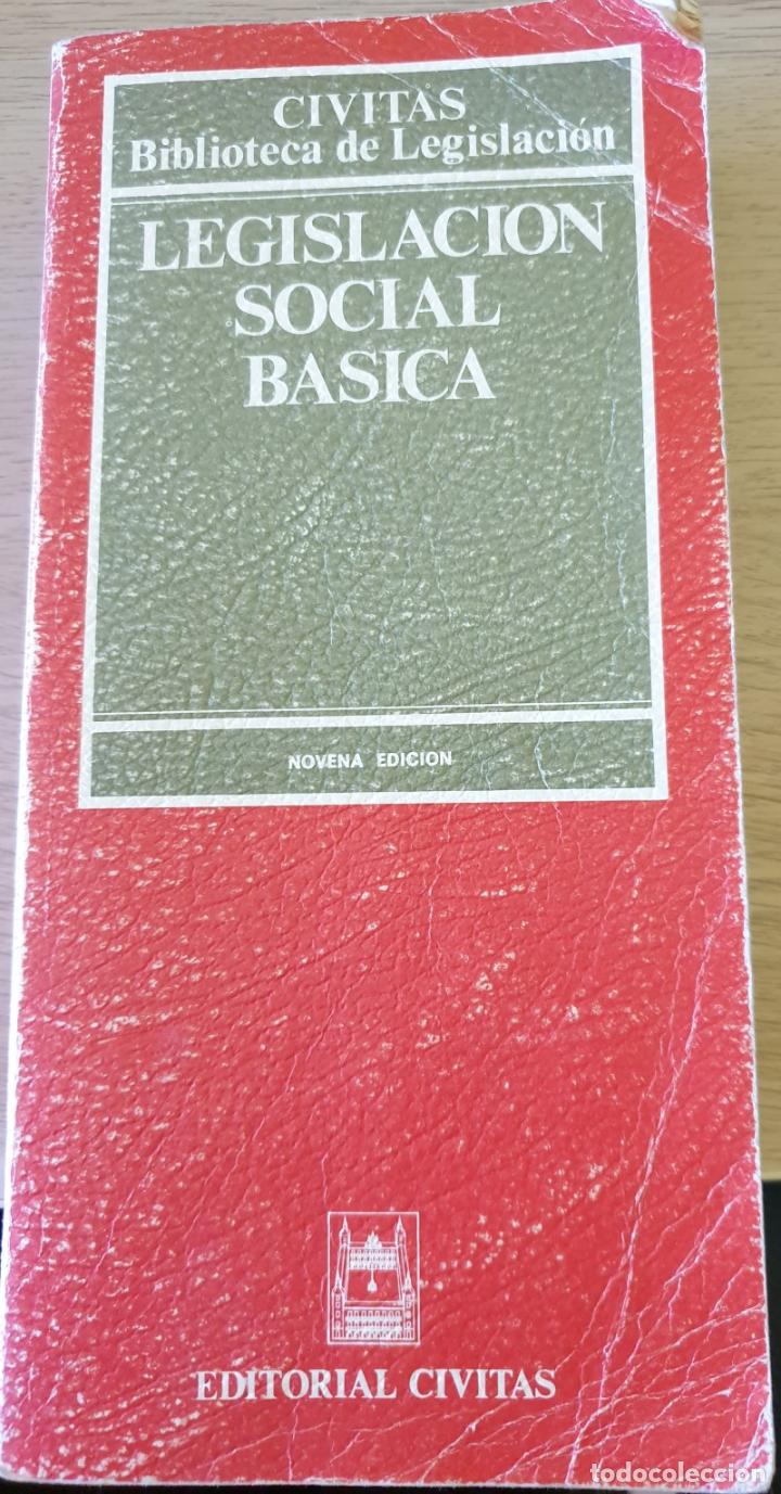 Libros de segunda mano: LEGISLACION SOCIAL BASICA. - - Foto 1
