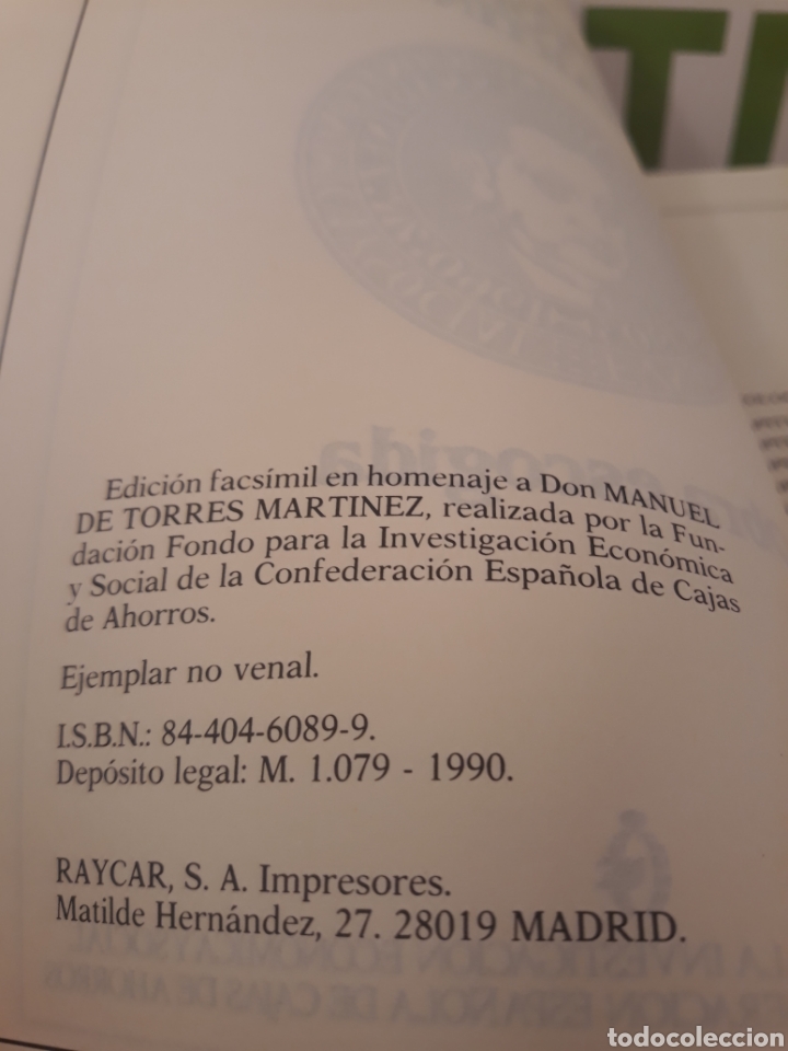 Libros de segunda mano: Manuel de torres Martinez. Obra Escogida. - Foto 3