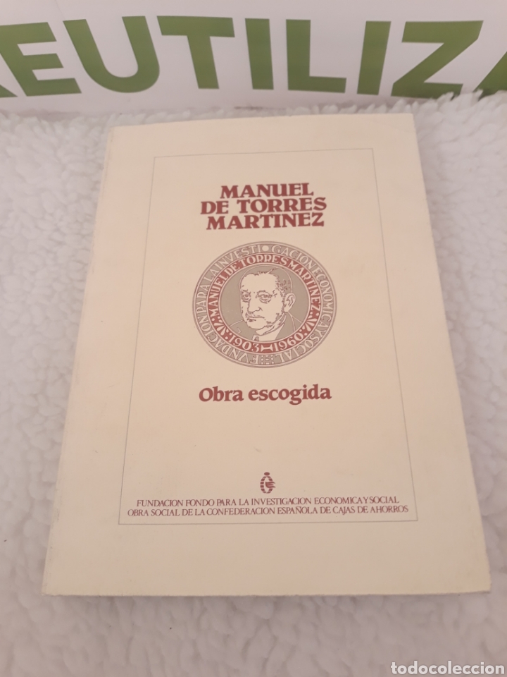 Libros de segunda mano: Manuel de torres Martinez. Obra Escogida. - Foto 1