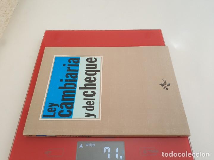 Libros de segunda mano: LEY CAMBIARIA Y DEL CHEQUE - Foto 4