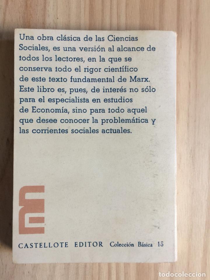 Libros de segunda mano: El capital - Carlos Marx - Foto 2