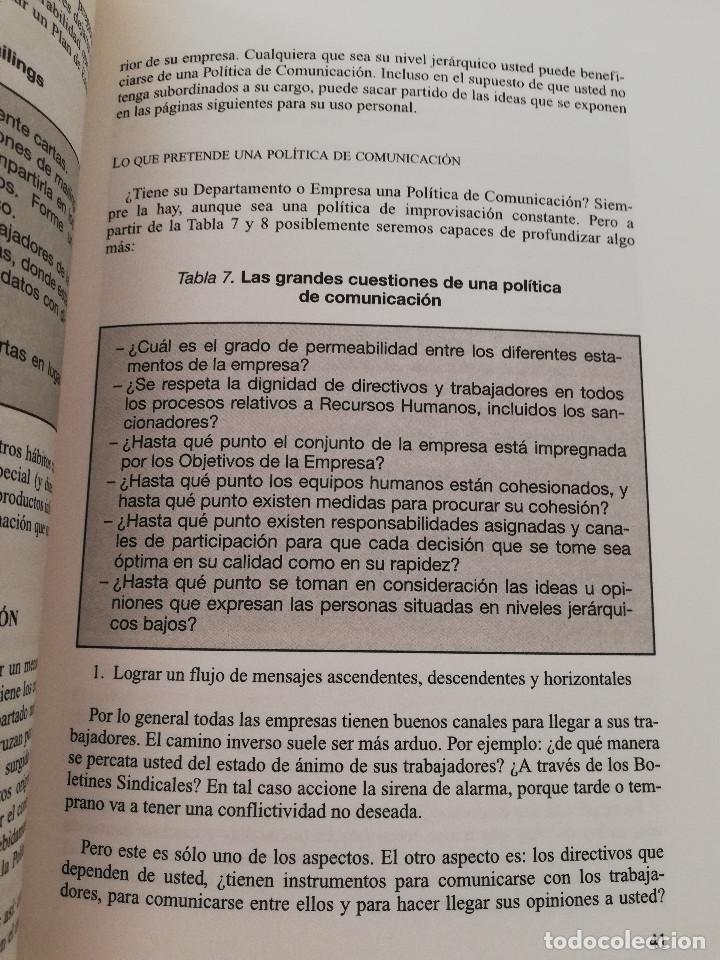 Libros de segunda mano: COMUNICAR BIEN PARA DIRIGIR MEJOR (FRANCESC BORRELL) - Foto 8