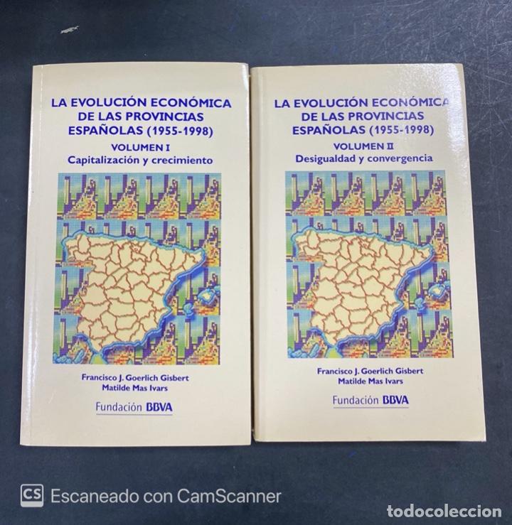 Second hand books: LA EVOLUCI&Oacute;N ECON&Oacute;MICA DE LAS PROVINCIAS ESPA&Ntilde;OLAS (1955-1998). VOLUMEN I Y II. F.J. GOERLICH.BBVA.