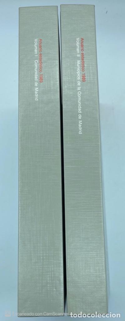 Gebrauchte B&uuml;cher: ANUARIO ESTADISTICO 1989. VOLUMEN I Y II. COMUNIDAD DE MADRID Y MUNICIPIOS.