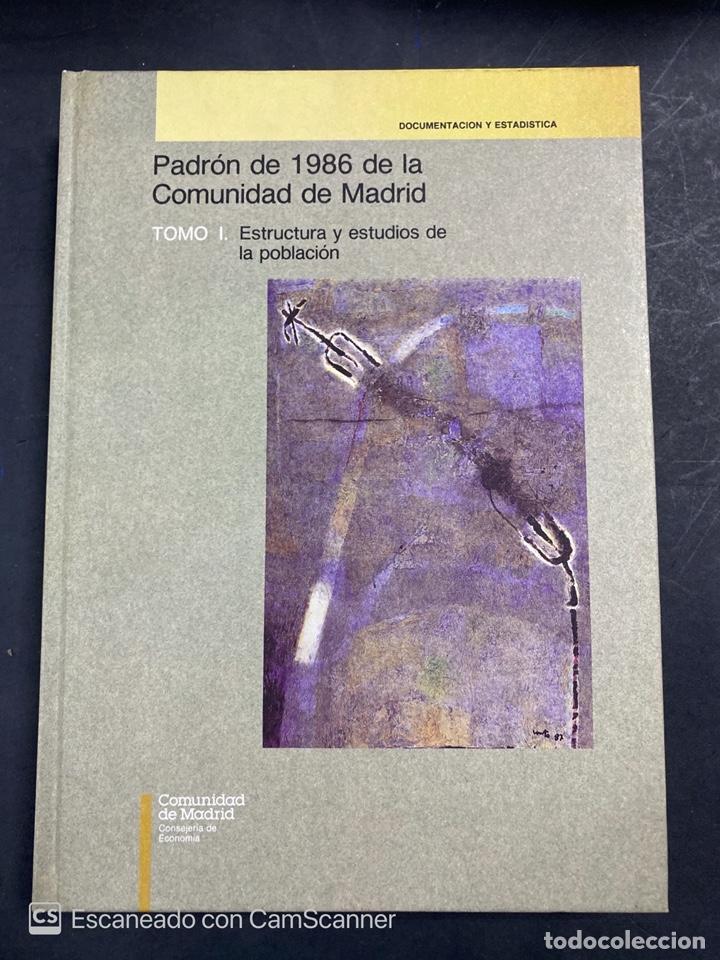 Gebrauchte B&uuml;cher: ANUARIO ESTADISTICO 1986 DE LA COMUNIDAD DE MADRID. TOMO I. ESTRUCTURA Y ESTUDIOS DE LA POBLACI&Oacute;N