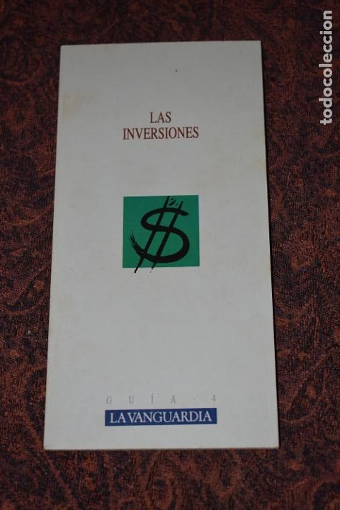 Libri di seconda mano: LIBRO GUIA DE LA VANGUARDIA LAS INVERSIONES