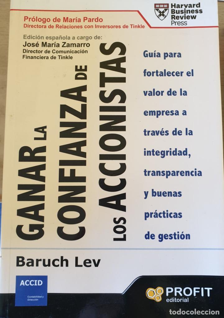 Gebrauchte B&uuml;cher: GANAR LA CONFIANZA DE LOS ACCIONISTAS. GUIA PARA FORTALECER EL VALOR DE LA EMPRESA A TRAVES DE LA IN