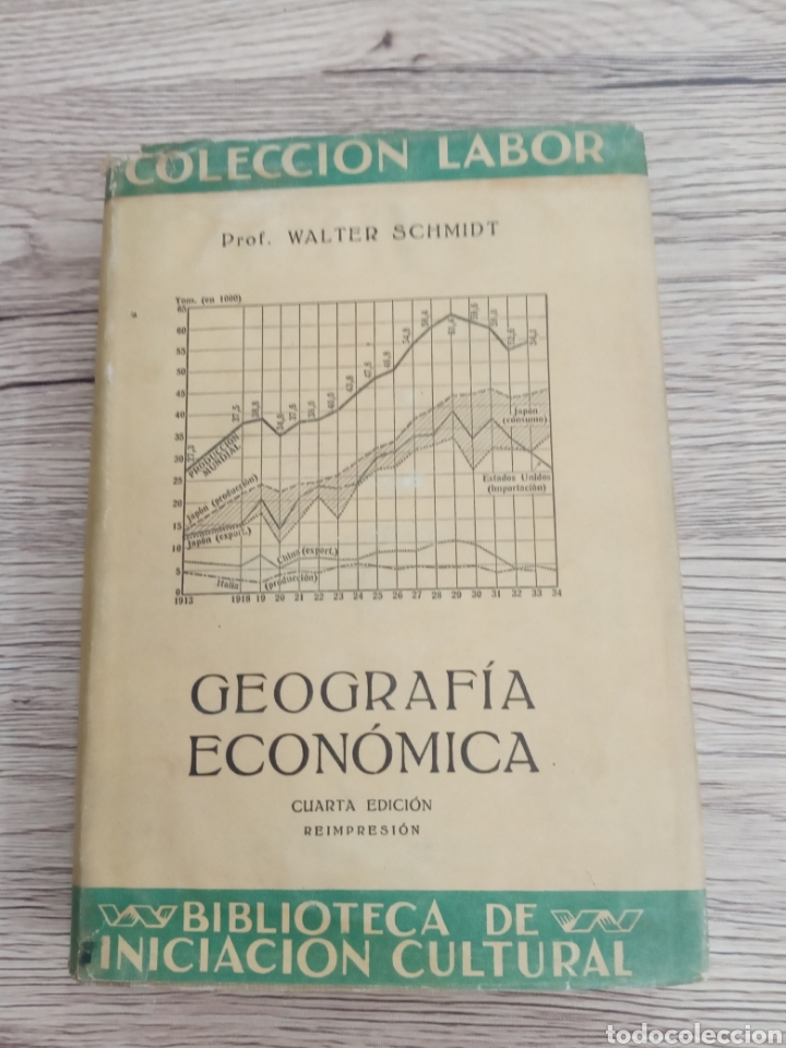 Libros de segunda mano: Walter Schmidt&rdquo; Geograf&iacute;a Econ&oacute;mica&rdquo;. - Foto 1