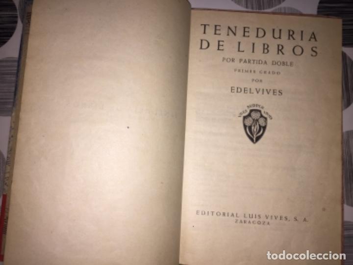 Libros de segunda mano: Tenedur&iacute;a de libros. Edelvives - Foto 2