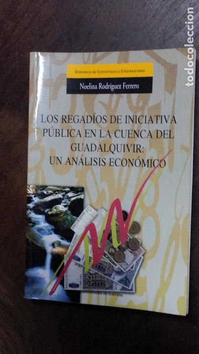 Libros de segunda mano: LOS REGADIOS DE INICIATIVA P&Ugrave;BLICA EN LA CUENCA DEL GUADALQUIVIR, UN ANALISIS ECONOMICO