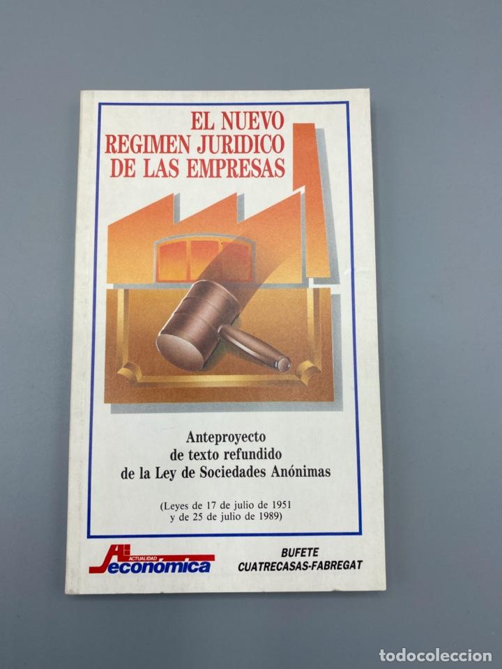 Second hand books: EL NUEVO REGIMEN JURIDICO DE LAS EMPRESAS. FACTOR PLUS. MADRID, 1989. PAGS: 155