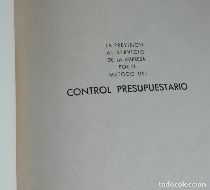 Libros de segunda mano: Robert Satet. - Control presupuestario - Foto 3