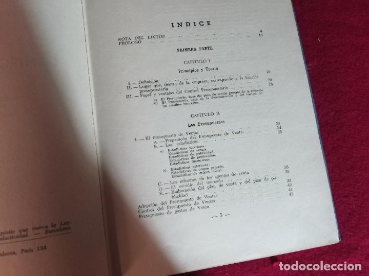 Libros de segunda mano: Robert Satet. - Control presupuestario - Foto 5