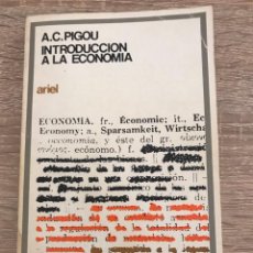 Libros de segunda mano: INTRODUCCIÓN A LA ECONOMIA / A.C.PIGOU. Lote 224453510