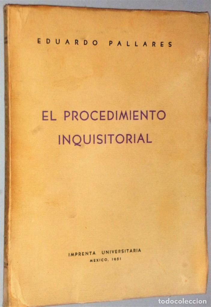 Libros de segunda mano: EL PROCEDIMIENTO INQUISITORIAL - Foto 1