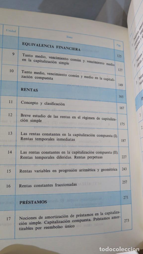 Libros de segunda mano: MATEMATICA FINANCIERA. EDITEX - Foto 3