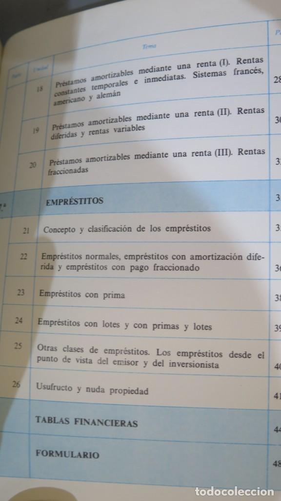 Libros de segunda mano: MATEMATICA FINANCIERA. EDITEX - Foto 4
