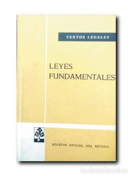 Libros de segunda mano: LEYES FUNDAMENTALES Y NORMAS COMPLEMENTARIAS - Foto 1