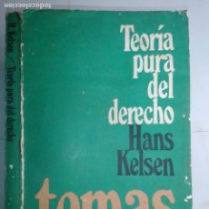 Libros de segunda mano: TEORÍA PURA DEL DERECHO 1975 HANS KELSEN 13ª EDICIÓN EUDEBA