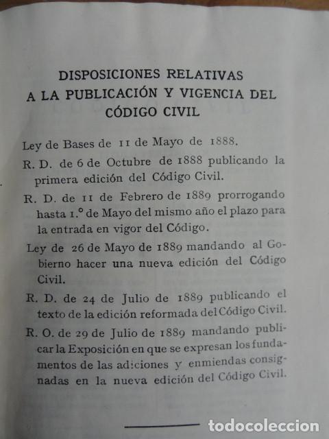 Libros de segunda mano: LIBRO C&Oacute;DIGO CIVIL ESPA&Ntilde;OL. - Foto 4