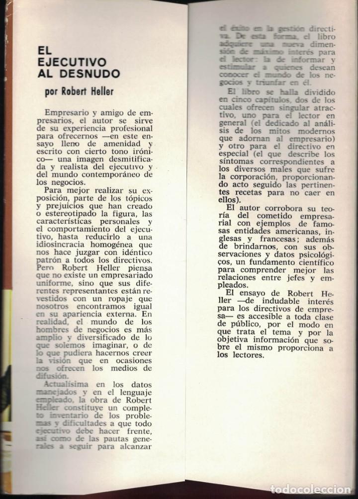 Libros de segunda mano: ROBERT HELLER - EL EJECUTIVO AL DESNUDO. COMO ES Y COMO DEBE SER - Foto 2