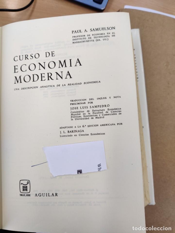 Libros de segunda mano: Curso de Econom&iacute;a Moderna. Paul A. Samuelson - Foto 7