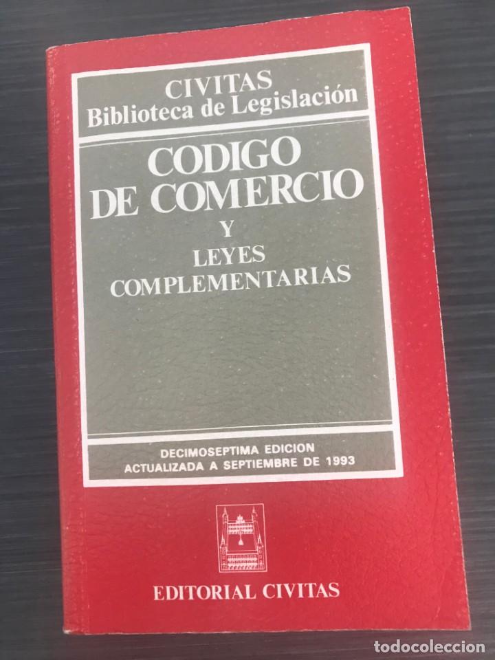 Libros de segunda mano: C&oacute;digo de Comercio y Leyes Complementarias. Ed. Civitas 1993 - Foto 1