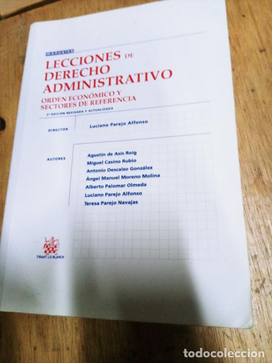 Gebrauchte B&uuml;cher: Lecciones de Derecho Administrativo: Orden Econ&oacute;mico y Sectores de Referencia