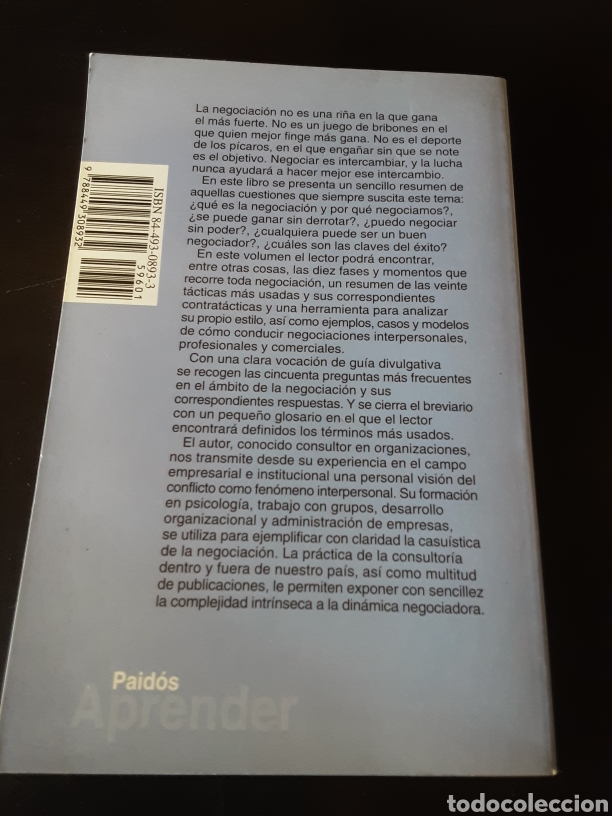 Libros de segunda mano: Aprender a negociar. Francesc Beltri - Foto 3