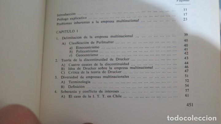 Libros de segunda mano: LA EMPRESA MULTINACIONAL. CHACON - Foto 2