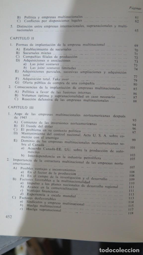 Libros de segunda mano: LA EMPRESA MULTINACIONAL. CHACON - Foto 3